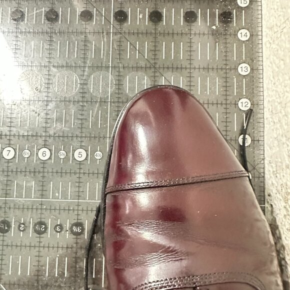 Allen Edmonds Park Avenue Men Size 9.5D Dark Brown Leather Cap Toe Oxford Shoes - Picture 12 of 12